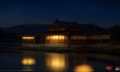 深夜台灯下手写日记的手部特写，时光记录与慢生活美学场景