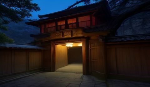 旧城区巷弄中斑驳光影与青石板路，长日光阴岁月感城市漫步主题配图